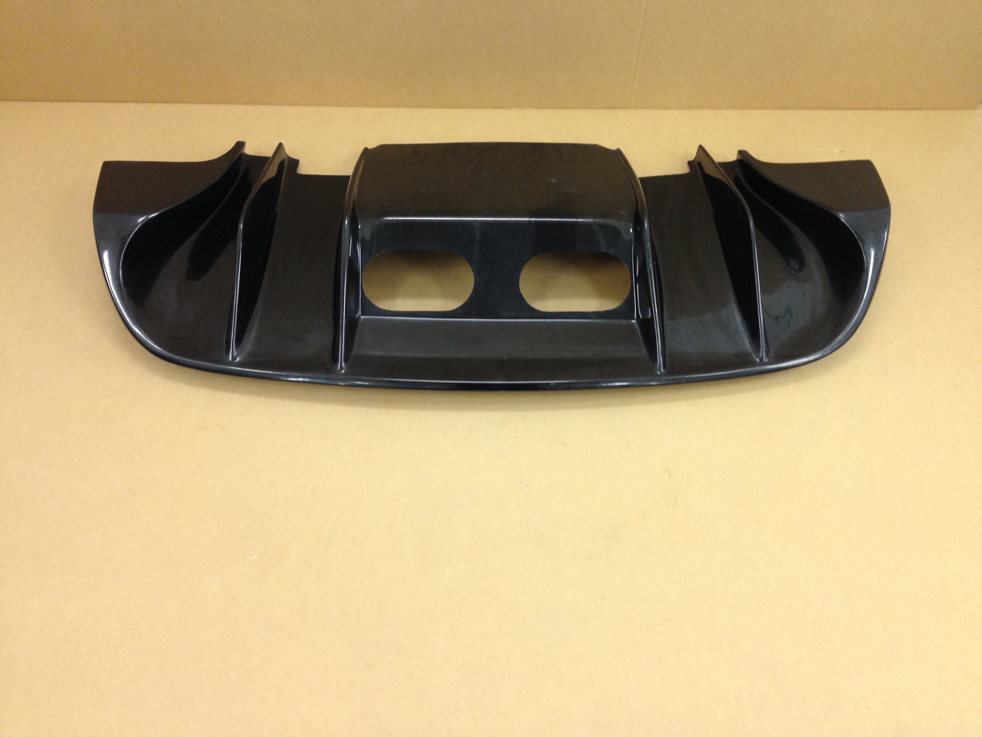 ZR1 Extreme Quad Pipe Diffuser for all C6 Corvette Models, Fiberglass, by SS Vette